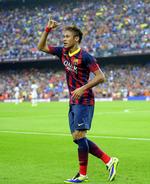 1-0. Neymar fik scoret i sin første klassiker mod Real Madrid. 