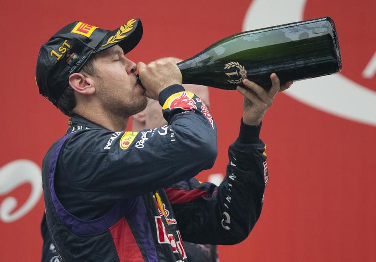 VERDENSMESTER. For fjerde år i træk er Sebastian Vettel verdensmester i formel 1. 