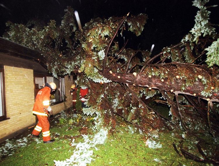 Stormskade. Selvom stormen i dag ikke vil nå op på niveau med orkanen i 1999, så kan det betale sig at følge en række råd. Havemøbler og løse genstande kan nemlig risikere at forvolde stor skade. 