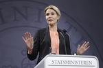 AFLYTNING. Statsministeren måtte svare på mange spørgsmål om amerikansk aflytning under dagens netop afsluttede pressemøde. - Foto: 