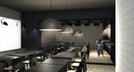 Enkelt. Ejerne af den nye restaurant Kul har insisteret på at få et levende barmiljø omkring et åbent køkken. Bag oplægget står Space som også har designet Geranium, Noma og Formel B. 