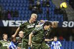 Superliga. AGF optrådte med Esbjerg i camoflage-trøjer. 