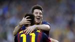Duoen. Messi og Neymar er så småt ved at finde sammen i Barcas offensiv. 