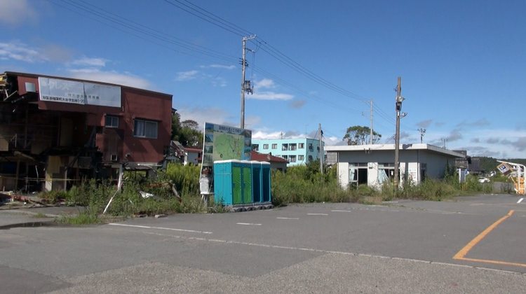 FORLADT. Det radioaktive udslip, der kom fra atomkraftværket i Fukushima, da det blev smadret af tsunamien i 2011, har gjort mange byer ubeboelige. Idag - to et halvt år efter - bor der stadig ingen mennesker i byen Tomioka. 