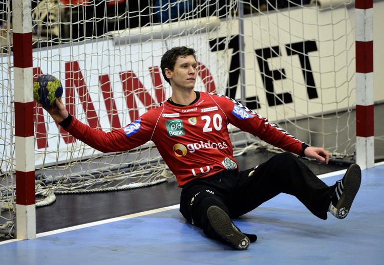 SKADET. Baglåret driller, så Niklas Landin bliver hjemme i weekenden. 