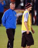 MAKKERSKAB. Fra 1993 til 2003 havde Alex Ferguson glæde af David  Beckham i Manchester United. 