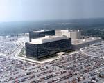 aflytning. National Security Agencys (NSA) hovedkvarter i Fort Meade i Maryland. 