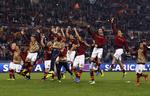 rekord-stime. Selv om det kun blev til en snæver sejr mod bundproppen Chievo, så var der grund til at kuble for Roma-spillerne. 