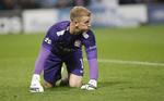 støtte. Manchester City-målmand Joe Hart har ikke set så stabil ud som tidligere og må lægge ryg til en del kritik i de engelske medier. 