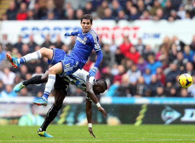 overraskelse. Newcastle nedkæmpede Chelsea i en regnvåd kamp på St. James Park. 
