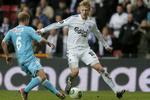 storspil. FCK's Nicolai Jørgensen var kampens store oplevelse og scorede to gange mod FCN. 