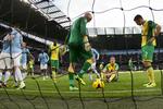 7-0. Norwich havde ikke meget at glæde sig over i opgøret mod Manchester City. 