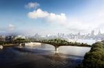 idyl. Broen skal ligge mellem Waterloo Bridge og Blackfriars Bridge. 