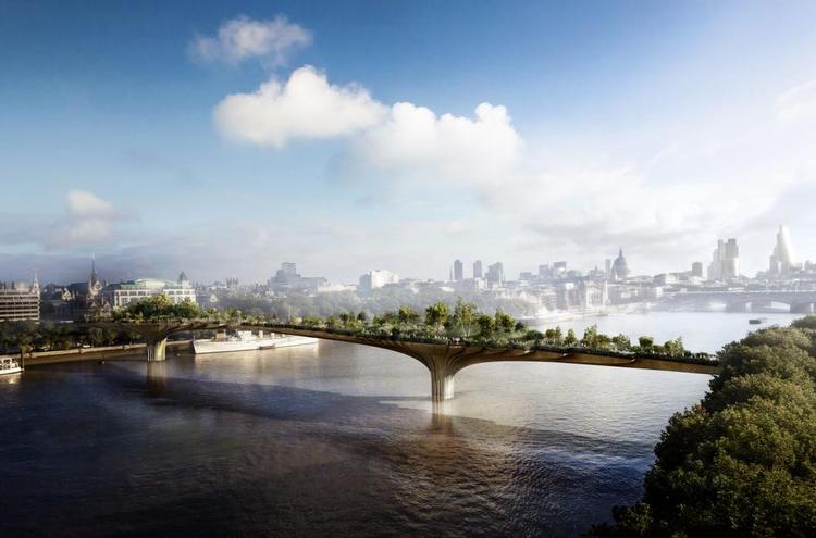 idyl. Broen skal ligge mellem Waterloo Bridge og Blackfriars Bridge. 