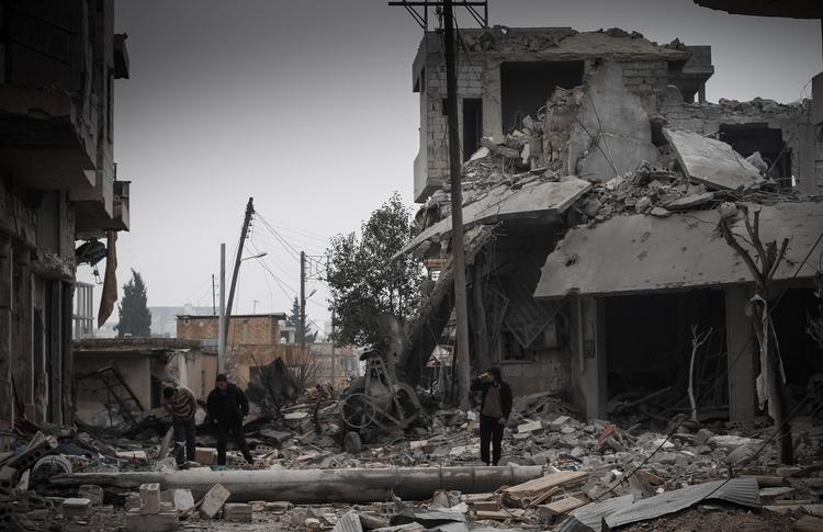 Nød. Store dele af befolkningen i det borgerkrigshærgede Syrien er totalt afhængige af nødhjælp. 