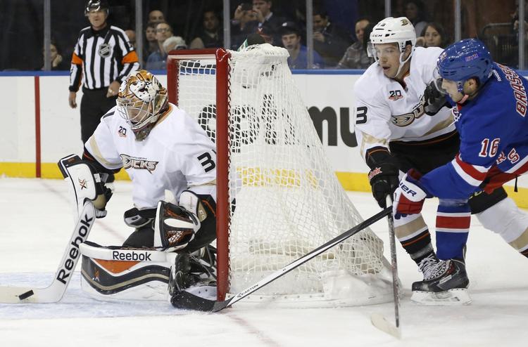 REKORD. Som den første Anaheim-målmand har Frederik Andersen vundet sine første fire kampe. 