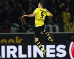 hattrick. Robert Lewandowski jubler over en af sine tre scoringer mod Stuttgart. 