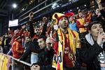 opvarmning. Tyrkiske Galatasaray-fans klar til Champions League i Parken mod FCK. 