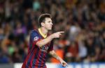 mål. Man kunne i Barcelonas kamp mod Celtic se, at Lionel Messi endnu ikke er oppe i det højeste gear. Men nu scorer han mål igen, så træneren er begejstret. 
