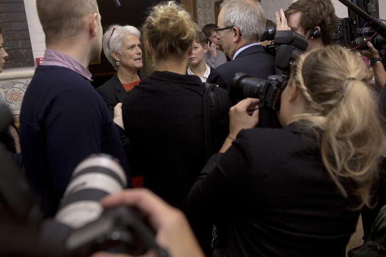 Skriftlige svar. Politiken kunne i går ikke interviewe Annette Vilhelmsen (SF). 