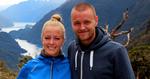 Rejsende. Kristian Lyng Nielsen og hans kæreste Charlotte Müller befinder sig lige nu på Filippinerne, som af en slem tyfon. 