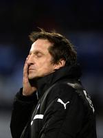 1-3. OB og træner Troelsn Bech tabte i søndags på hjemmebane til oprykkerne fra FC Vestsjælland. 