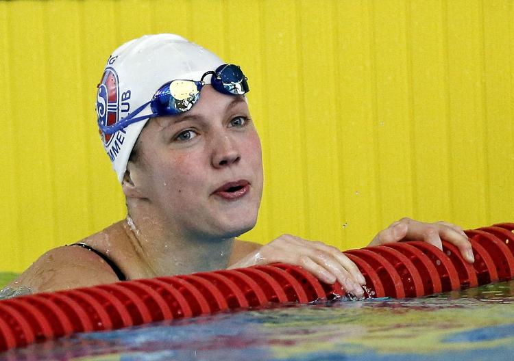 REKORD. Med hurtigste tid i 50 meter brystsvømning indledte Louise B. Dalgaard DM i Gladsaxe ved en klubrekord, der kan give adgang til EM. 