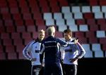 Forberedelse. Landsholdet med Nicolai Boilesen og Emil Larsen møder Norge fredag aften i Herning. 