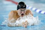REKORD. Favoritdisciplinen for Viktor Bromer er 200 meter butterfly, men Aalborgsvømmeren viste stor styrke, da han satte dansk rekord i 200 meter medley. 