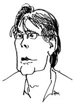 King. Tegning: Anne-Marie Steen Petersen 