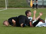 målscorer. Begge Silkeborgs mål mod FC Vendsyssel blev scoret af Morten Beck Andersen (tv.). 