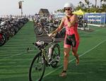 Triatlon. 3,8 km svømning i åbent hav efterfølges af en 180 km lang tur på cykel, inden der lukkes med et maratonløb på 42,195 km. Det kan Vesterby gennemføre på under ni timer! 