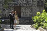 frontfigurer. Kronprinsparret stod i spidsen for den danske erhvervsdelegations besøg i Mexico. Her besøger Frederik og Mary nationalmuseet for antropologi og historie i Mexico By. 