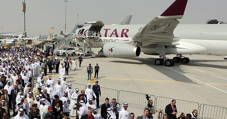 Shoppingtur. Ved Dubai Airshow for nylig havde golfstatsselskaber som Etihad, Emirates og Qatar Airways den store pengepung fremme. 