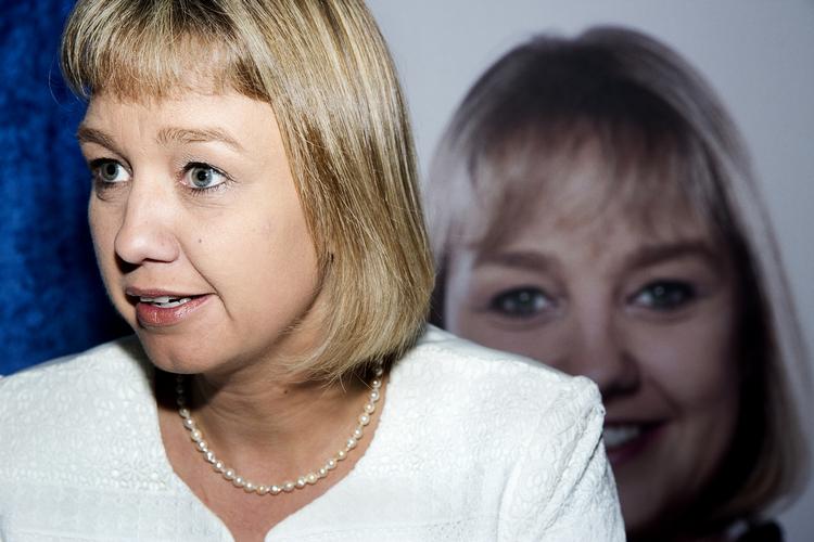 På vippen. Jane Jegind (V) bliver måske ny borgmester i Odense i stedet for Anker Boye (S). 