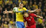 stjernekrig. Zlatan Ibrahimovic var rigtig god for Sverige i kampen mod Portugal, men Cristiano Ronaldo var bare bedre. 