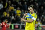 SKUFFET. Trods to scoringer i playoffkampen mod Portugal kommer Zlatan Ibrahimovic ikke med til sin tredje VM-slutrunde. 