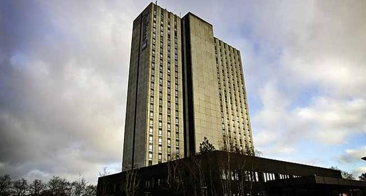 Kolos. Amagers Radisson Blu Scandinavia-hotel skal efter planen påbegynde sin udvidelse i midten af 2014. Det forventede arbejde vil stå på i halvandet år.
