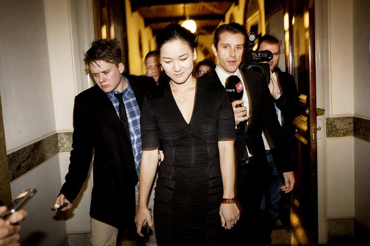 SPLITTET. De radikales Anna Mee Allerslev havde på valgnatten mulighed for at konstituere sig med både rød og blå blok. 