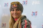 uheldig. Lindsey Vonn var netop kommet tilbage efter en grim knæskade, men nu har skistjernen igen beskadiget sit korsbånd. 