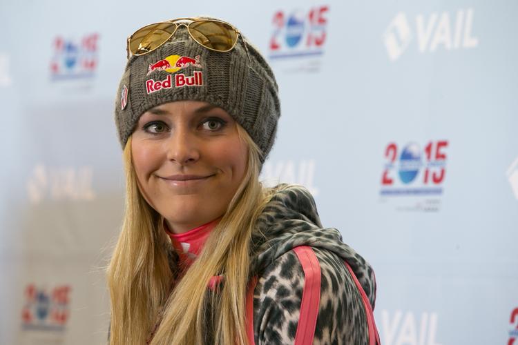 uheldig. Lindsey Vonn var netop kommet tilbage efter en grim knæskade, men nu har skistjernen igen beskadiget sit korsbånd. 
