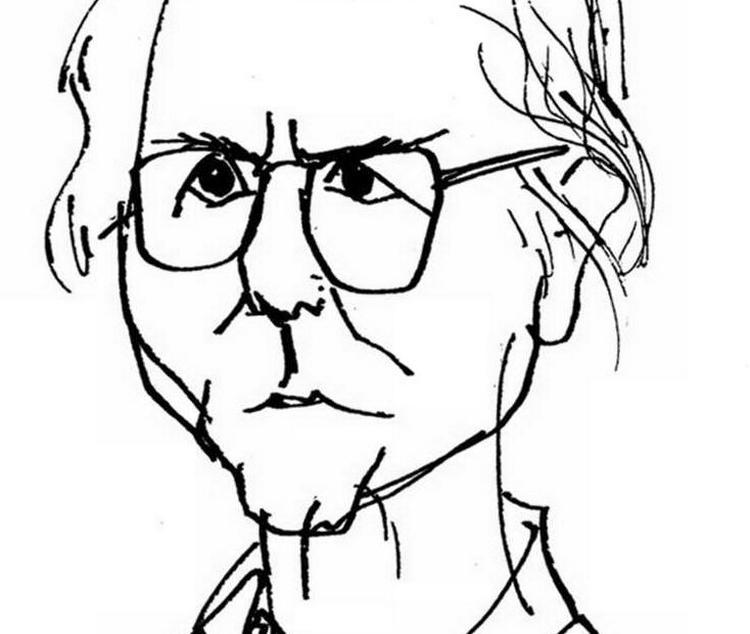 Delillo. Tegning: Anne-Marie Steen Petersen 