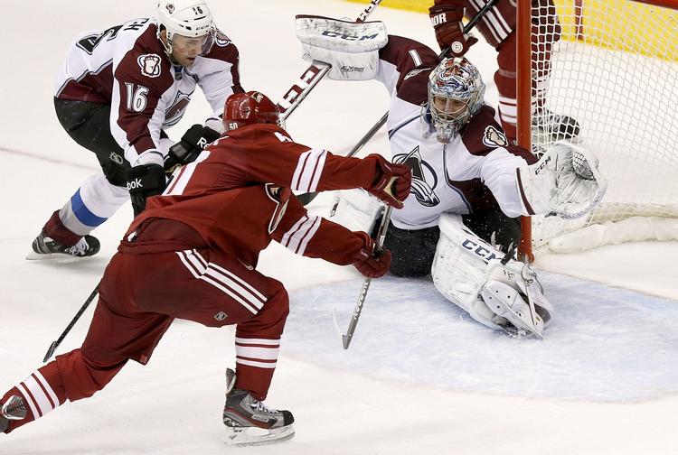 overtid. Mikkel Bødker og Phoenix Coyotes led et bittert nederlag efter overtid. 