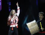 Sangkonkurrence. Den bulgarske delegation til Melodi Grand Prix tidligere i år, Elitsa Todorova og Stoyan Yankulov, nåede aldrig til finalen. 