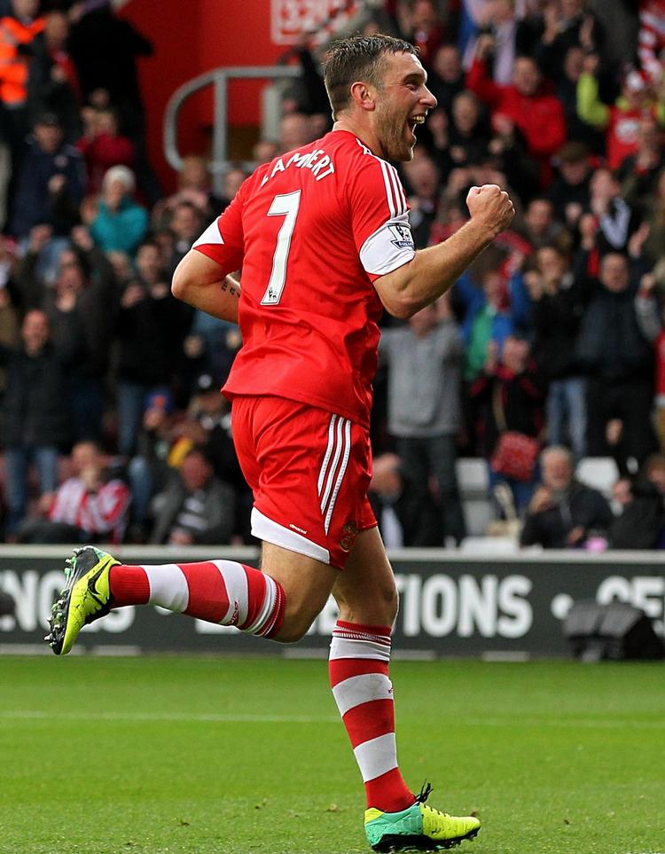 Rutineret. Rickie Lamberts fine spil for Southampton har gjort ham til landsholdsspiller for England i en alder af 31 år. 