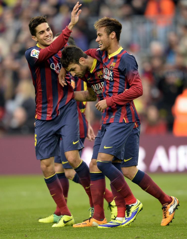 Storsejr. Barca havde let spil mod Grenada. 
