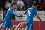 Profil. Cristiano Ronaldo scorede mod Almeria men blev også skadet. 