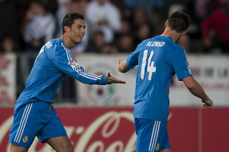 Profil. Cristiano Ronaldo scorede mod Almeria men blev også skadet. 