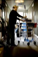 Rengjort. Selvom man er privat ansat, kan man godt tjene sine penge på for eksempel at gøre rent for det offentlige. 