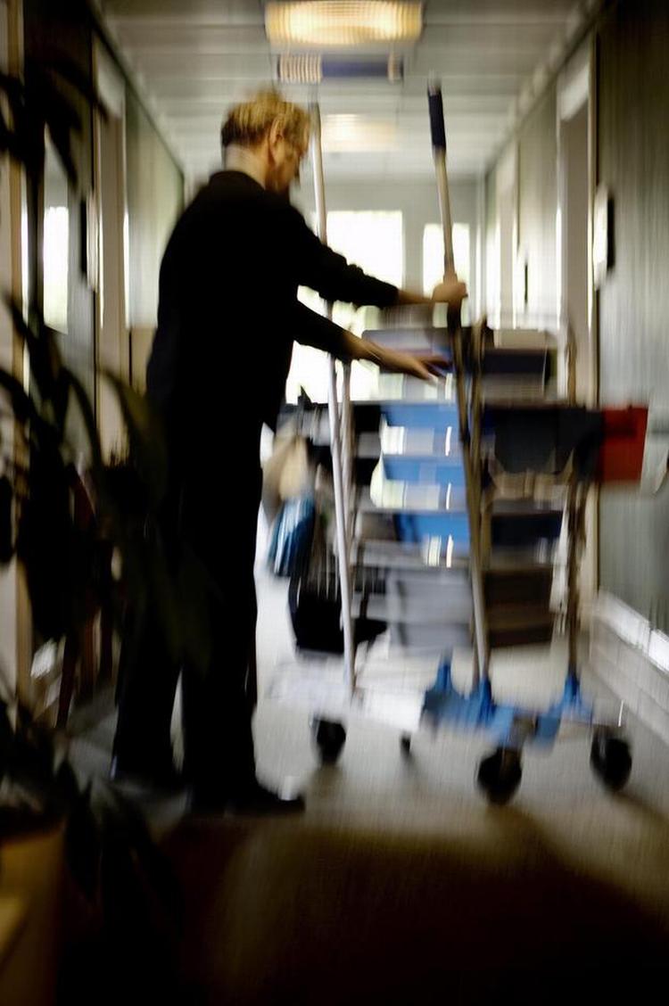 Rengjort. Selvom man er privat ansat, kan man godt tjene sine penge på for eksempel at gøre rent for det offentlige. 